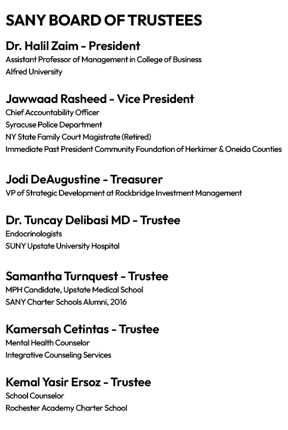 Science Academies of New York | SANY Board of Trustees Members