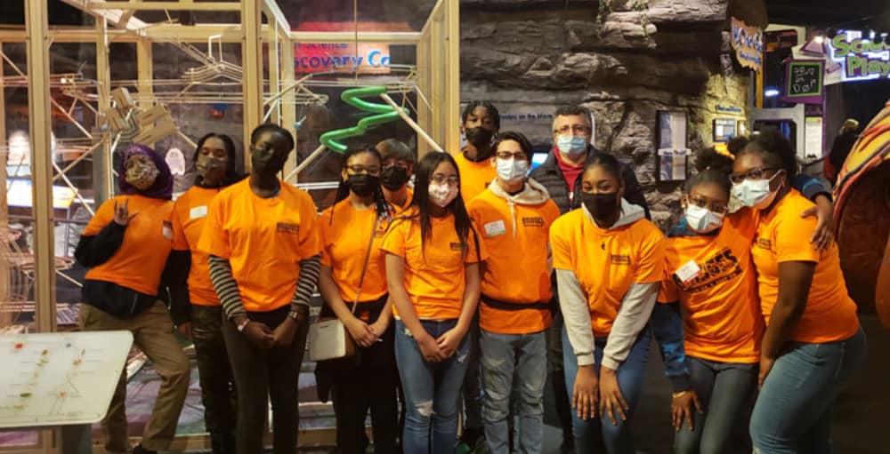 Syracuse Academy of Science high school students competed and received 1st, 3rd and 4th place in the annual STEM Engineering competition, CNY Bridges: Build ‘Em and Bust ‘Em Competition.