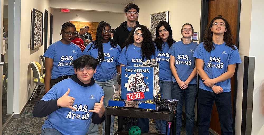 SANY Recognizes SAS ATOMS Robotics Team’s Success at Clarkson Tournament