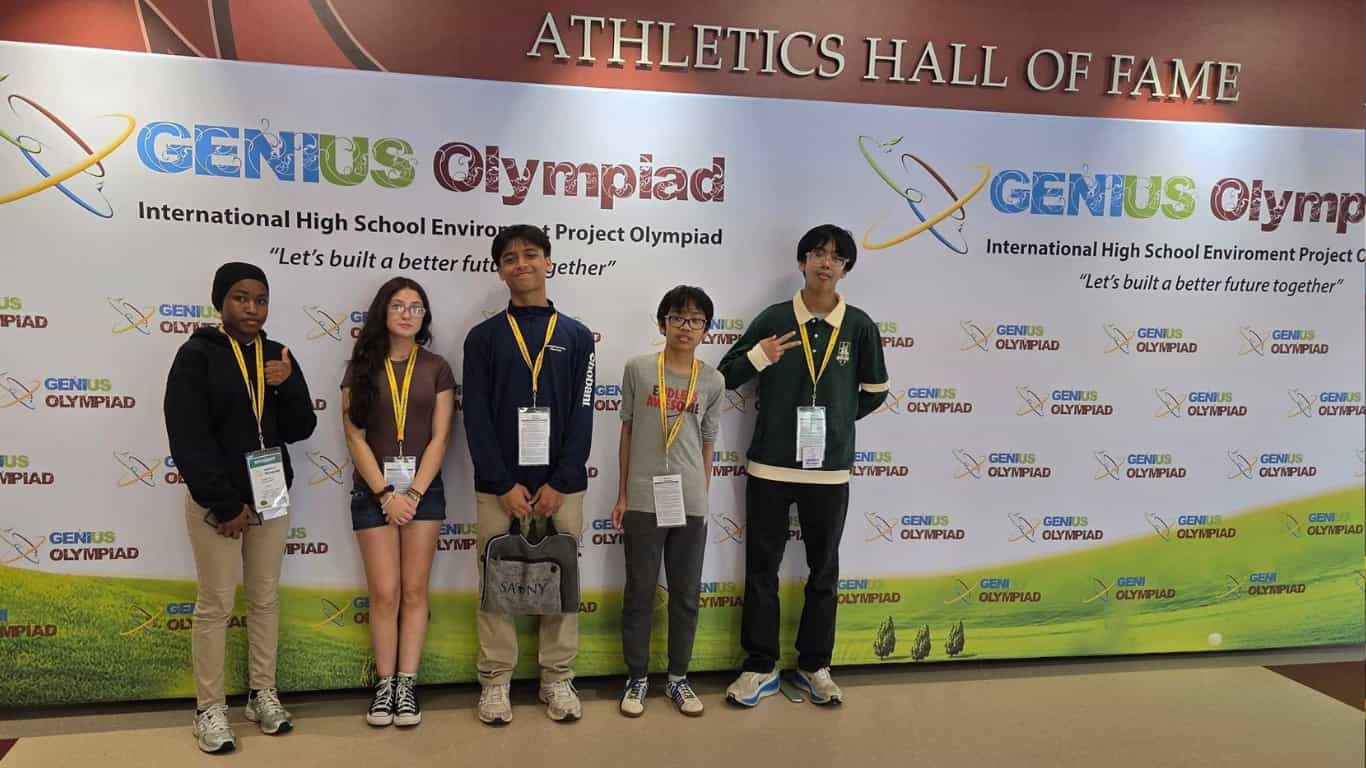 Utica Academy of Science High Schoolers Compete on International Stage at GENIUS Olympiad
